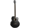 AB850F-BK-BAG Acoustic Bass Series Электроакустическая бас-гитара с вырезом, чехол в комплекте, Cort