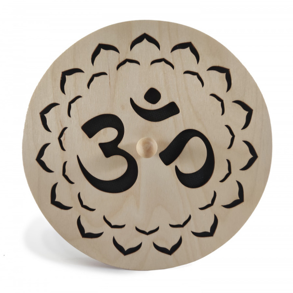 SS-OM-25-L Шум ручья "Ом" 25см, светлый, Shamanic