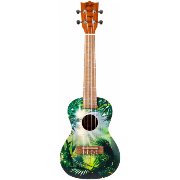 AUC-33 JUNGLE Укулеле-концерт, чехол в комплекте FLIGHT 
