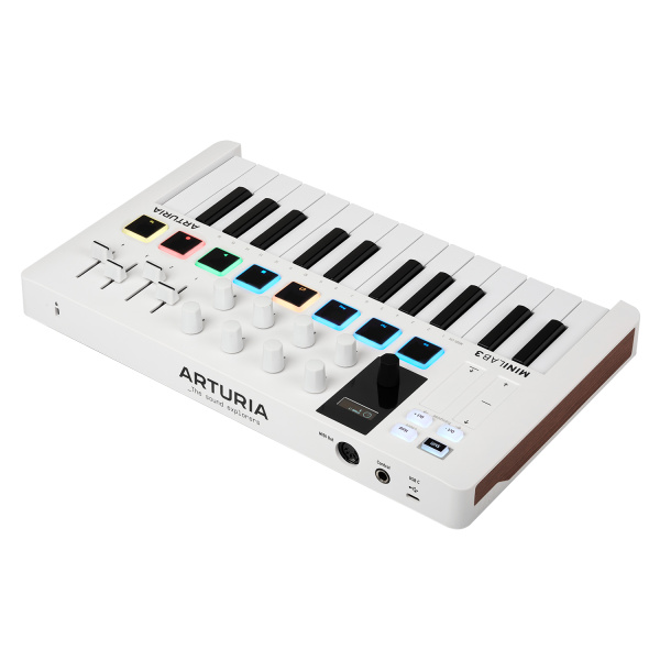 MiniLab 3 White Edition MIDI-клавиатура, 25 клавиш, белый цвет. ARTURIA 
