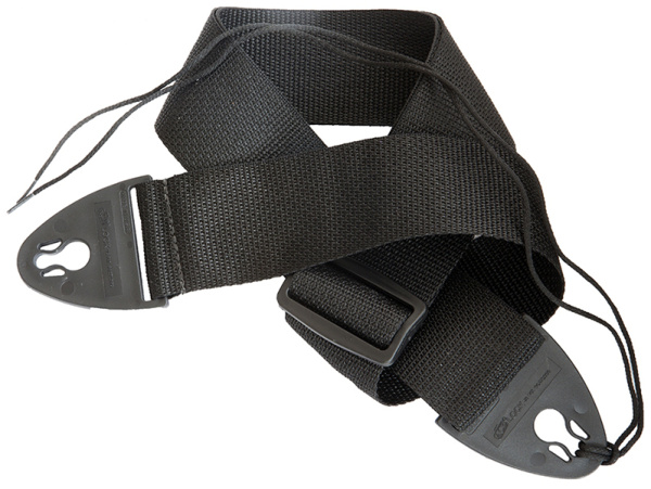 1355BLK Polyweb Ace-Lock Ремень для гитары, черный, D'Andrea