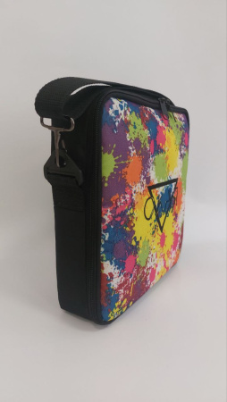 F-Kq-B Чехол для мини-кахона, акварельный принт, ОКая