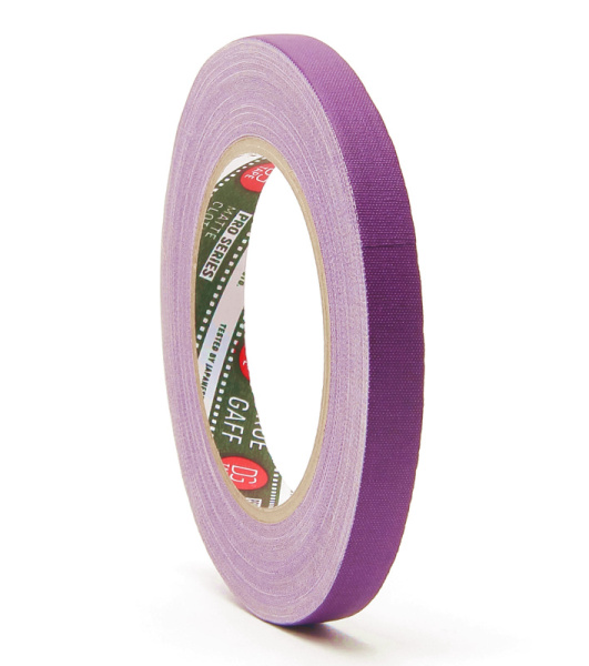 TRUEGAFF12/25V Клейкая лента 120mesh @trueGAFF (професс. тейп) 12мм/25м, фиолетовый. DG Solutions