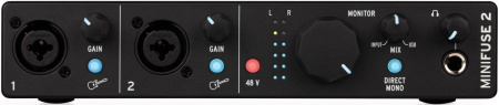 MiniFuse 2 Black Внешняя звуковая карта,  ARTURIA