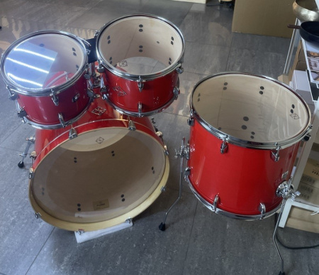 PODFM422AM Fuse Maple Набор барабанов, красный цвет, Dixon