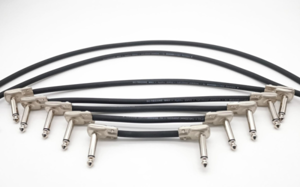 E46-JR-JR-0010-0 Кабель патч Jack угловой "таблетка", 10см, 1шт. ZZcable