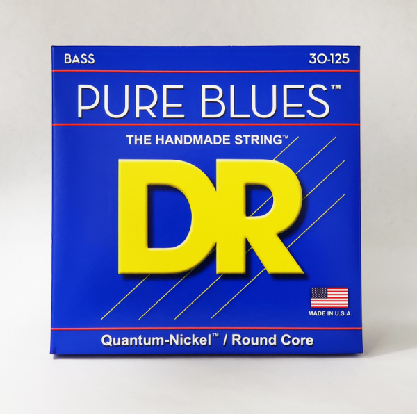 PB6-30 Pure Blues Комплект струн для бас-гитары для 6-струнной бас-гитары, никель, 30-125, DR