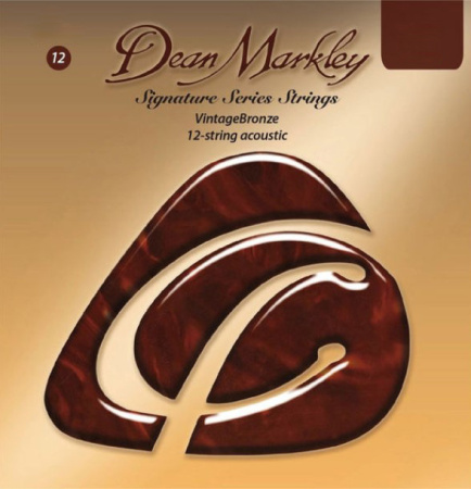 DM2206 Vintage Bronze Комплект струн для 12-струнной акустической гитары, 12-54, Dean Markley