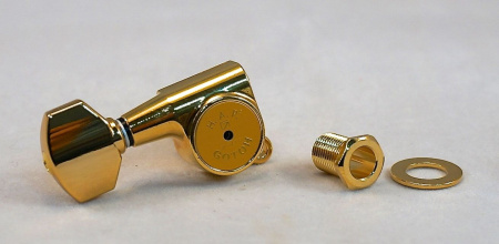 SG381-H.A.P.M. 07 G 3+3 колки локовые, Золото. Gotoh (Made in Japan)