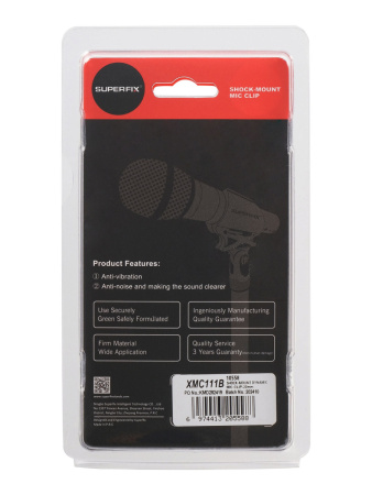 XMC111B Держатель микрофона, 17-24мм, Superfix