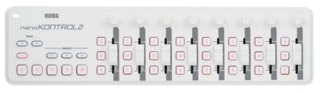 NANOKONTROL2-WH портативный USB-MIDI-контроллер. KORG