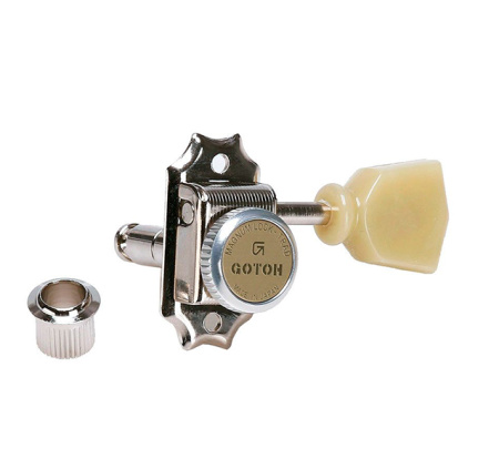 SD90-MGT-SL-N L3+R3 Колки для гитары 3+3, локовые, никель, Gotoh