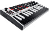 MPK MINI MK3 WHITE миди-клавиатура с уменьшенными клавишами, AKAI PRO