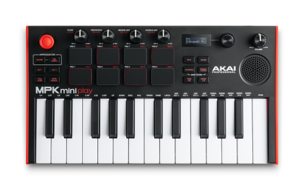 MPK MINI PLAY MK3 Портативная MIDI-клавиатура со встроенным динамиком, AKAI PRO