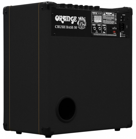 CRUSH BASS 50 BK Комбоусилитель для бас-гитары (черный), 50 Вт, цвет черный. ORANGE 