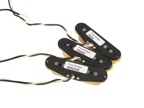 BGP401SBE True Vintage Stratocaster Комплект магнитных звукоснимателей, бежевый, Bagdasar guitars