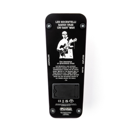 LN95 Leo Nocentelli Cry Baby Mardi Gras Wah Педаль эффектов, Dunlop