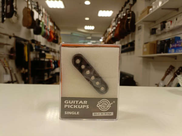 BS-01Bridge-BK Звукосниматель магнитный, сингл, бриджевый, черный, Belcat