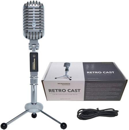 Retrocast USB-микрофон, конденсаторный. Marantz