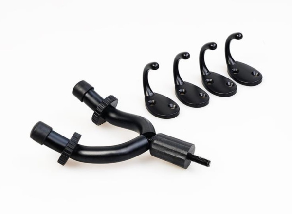 GGS-09 Настенный держатель для гитары (крюк), с крючками и полкой, Guitto