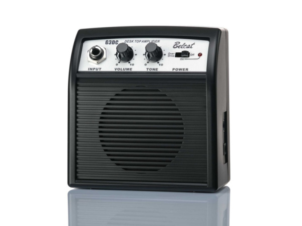 G3DC Гитарный мини-комбоусилитель, работает от батареек, 3Вт, Belcat
