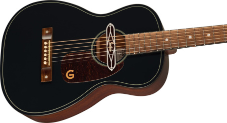 Jim Dandy Deltoluxe Parlor Black Top Электроакустическая гитара. Gretsch