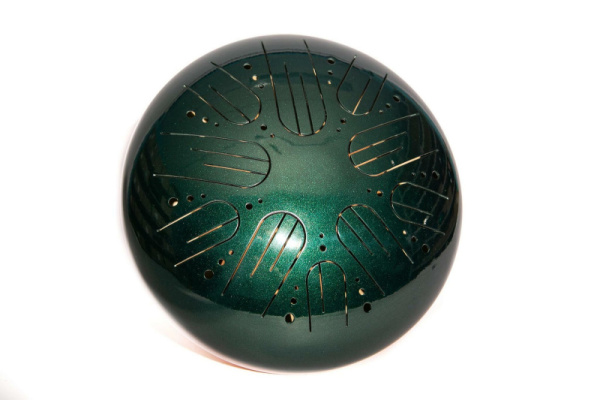 KSY.Woody-Янтарь Глюкофон, тритон, 30см, 10лепест,Ля-минор, звукосним, с палочками, сумкой. Kosmosky