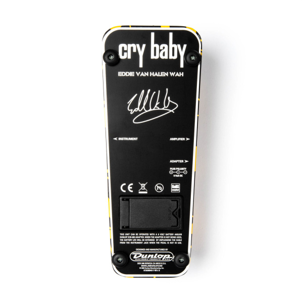 EVH95 EVH Cry Baby Wah Педаль эффектов, Dunlop