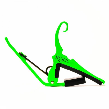 KG6NGA каподастр для акустической гитары, серия Neon, цвет неоновый зеленый, KYSER