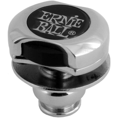 P04600 Замок-фиксатор ремня к гитаре, хром, 2 шт. Ernie Ball