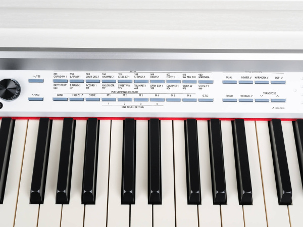 DP740K-PVC-WH Цифровое пианино, белое, матовое (сатин), Medeli