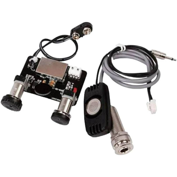 CJ02 звукосниматель для кахона с микрофоном, врезной. X2 DOUBLE