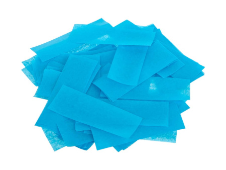 FTPCLB Конфетти из специализированной бумаги (тишью) 17х55мм, светло-синий, упаковка 1 кг, LFocus
