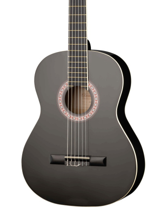 LC-3900-BK Классическая гитара 39", чёрная, HOMAGE