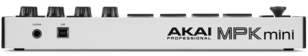 MPK MINI MK3 WHITE миди-клавиатура с уменьшенными клавишами, AKAI PRO