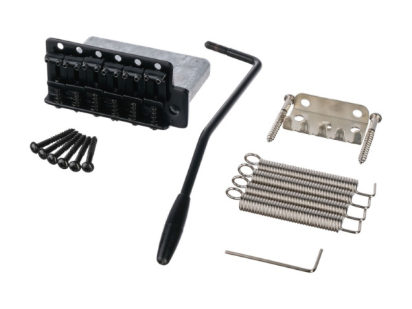 BS113F-BK Бридж тремоло, блок 42мм, черный, Paxphil