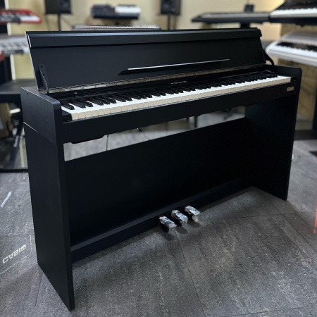WK-310-Black Цифровое пианино на стойке с педалями, черное, Nux Cherub