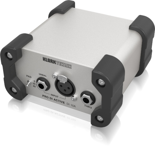 DI 10A Директ бокс (ди-бокс) активный, одноканальный. KLARK TEKNIK