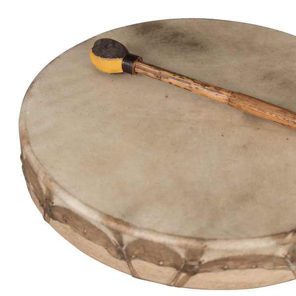 SESHD18B Shaman Drum Бубен шаманский с колотушкой (Индия) 18", кожа буйвола, Sela
