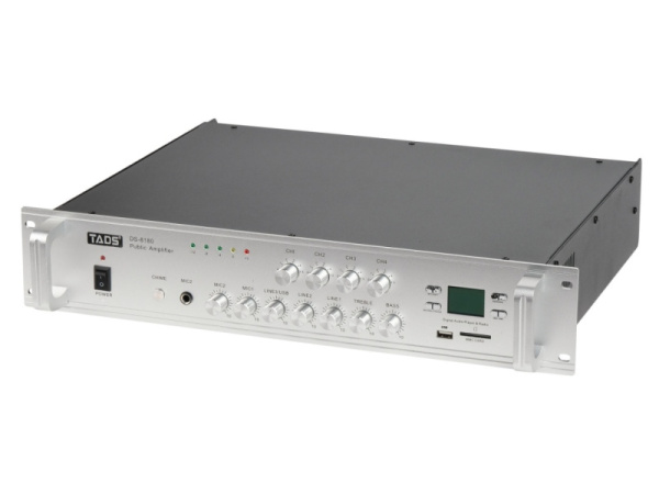 DS-8180 Усилитель мощности трансляционный, 180Вт, TADS