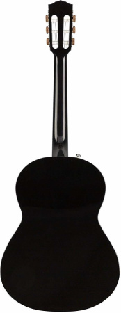 CN-60S Black Классическая гитара, топ массив ели, цвет черный. FENDER