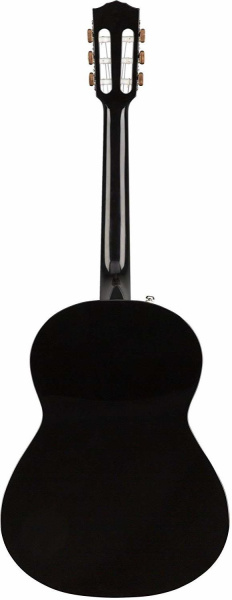 CN-60S Black Классическая гитара, топ массив ели, цвет черный. FENDER