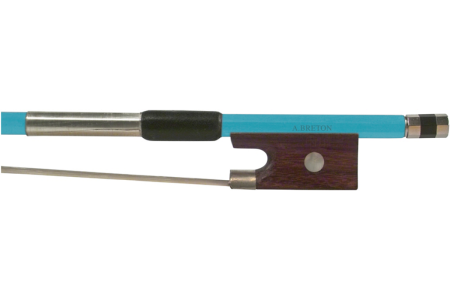 (TDN) Saga Music Anton Breton AB-110BU Brazilwood Student Violin Bow 1/2 Blue смычок для скрипки