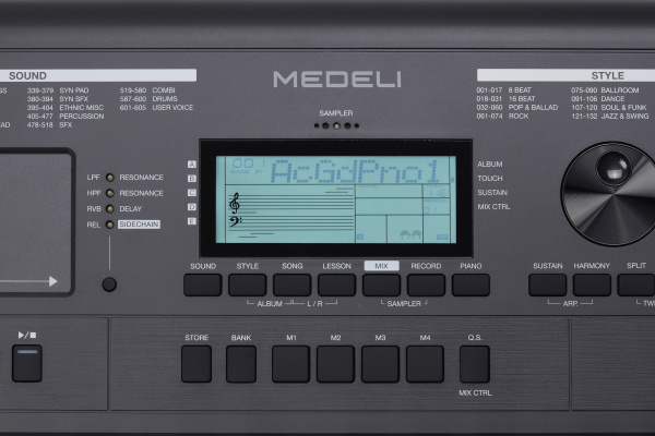 MK401 Синтезатор с системой обучения, 61 клавиша, Medeli