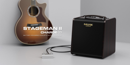 AC-80 Stageman II Комбоусилитель для акустической гитары, 80Вт, Nux Cherub