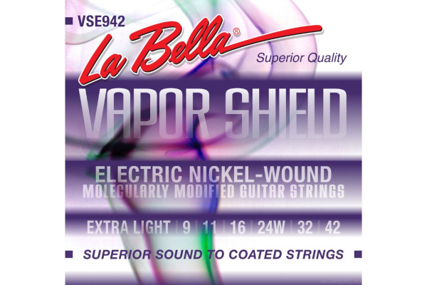 (TDN) La Bella VSE946 Vapor Shield Electric Light 9-46 струны для электрогитары с защитной обработкой