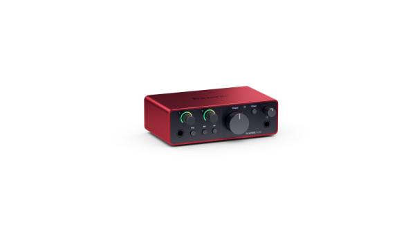 SCARLETT SOLO 4TH GEN Аудиоинтерфейс USB, 2 входа/2 выхода. FOCUSRITE 