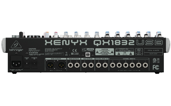 QX1832USB XENYX Микшерный пульт с ультранизким уровнем шума 18 каналов, USB/аудио интерф, BEHRINGER 