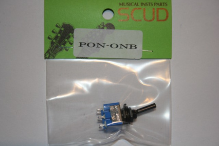 PON-ONB ALPS 2-х позиционный микропереключатель ON-ON, черный SCUD (Made in Japan). GOTOH