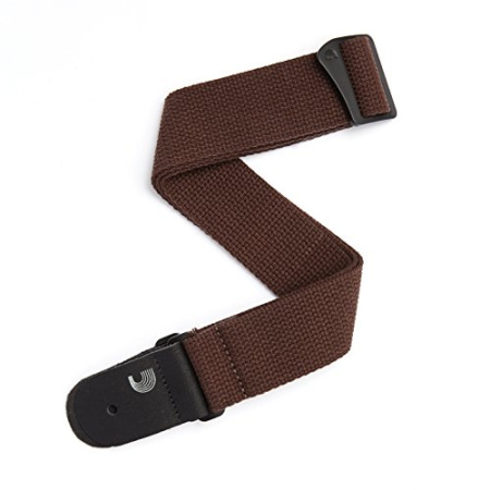 50CT04 Cotton Ремень для гитары, хлопок, коричневый, Planet Waves